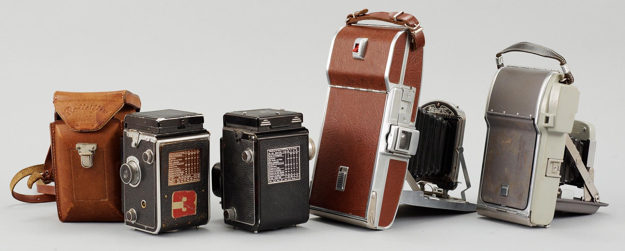 KAMEROR, 4 st, 1900-talets mitt.