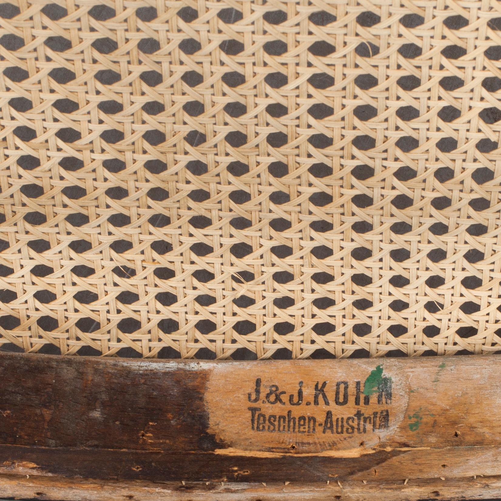 KARMSTOLAR, ett par, J&J Kohn. 1900-talets början.