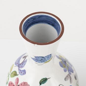 Stig Lindberg, a jug, a vase, and a box with cover, Gustavsbergs studio.