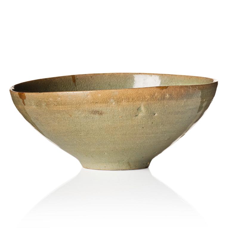 A celadon glazed bowl, Korea, Goryeo dynasty, 12th century.