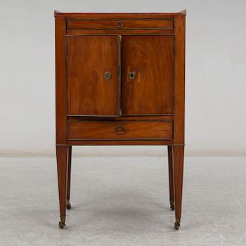 A Swedish 18th century late gustavian bedside table.