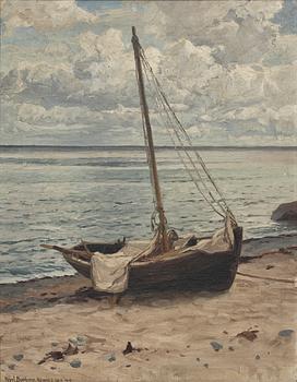 KARL THEODOR BOEHME, olja på duk, sign o dat Rügen 20/9 1919.