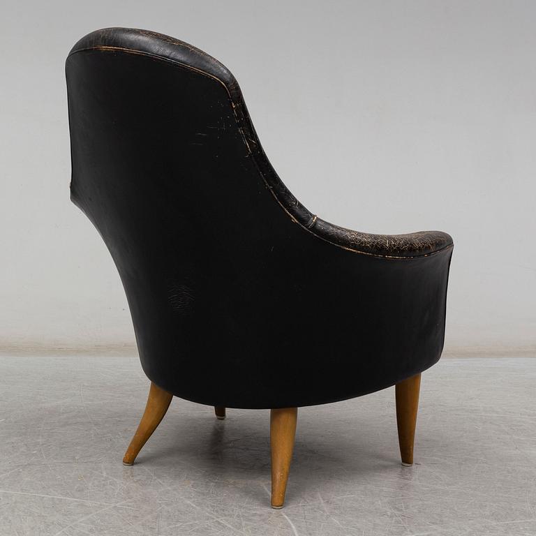 KERSTIN HÖRLIN-HOLMQUIST, fåtölj, "Stora Adam", Nordiska Kompaniet, 1900-talets andra hälft.