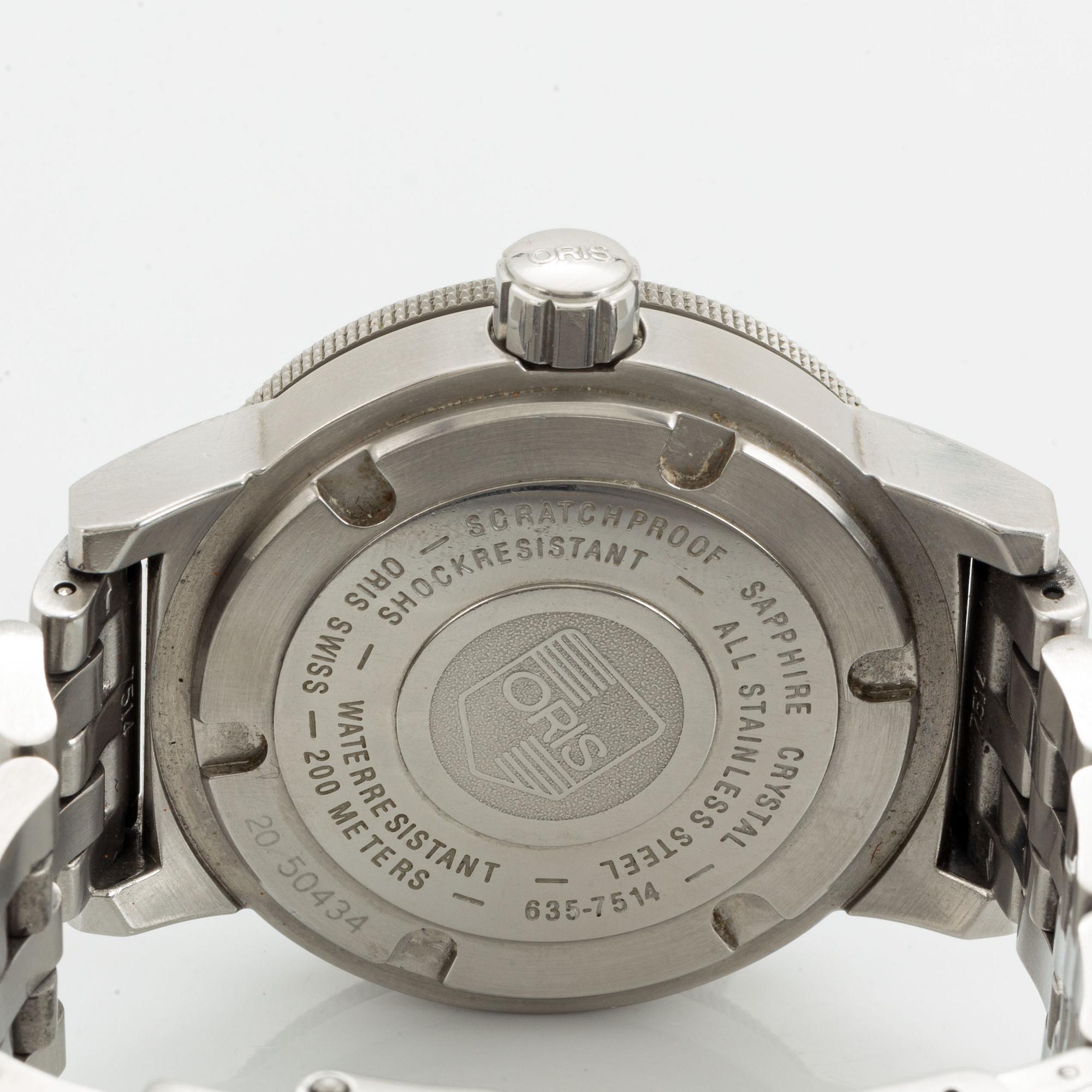 Oris, BC3, Big Crown, Day-Date, wristwatch, 42 mm.