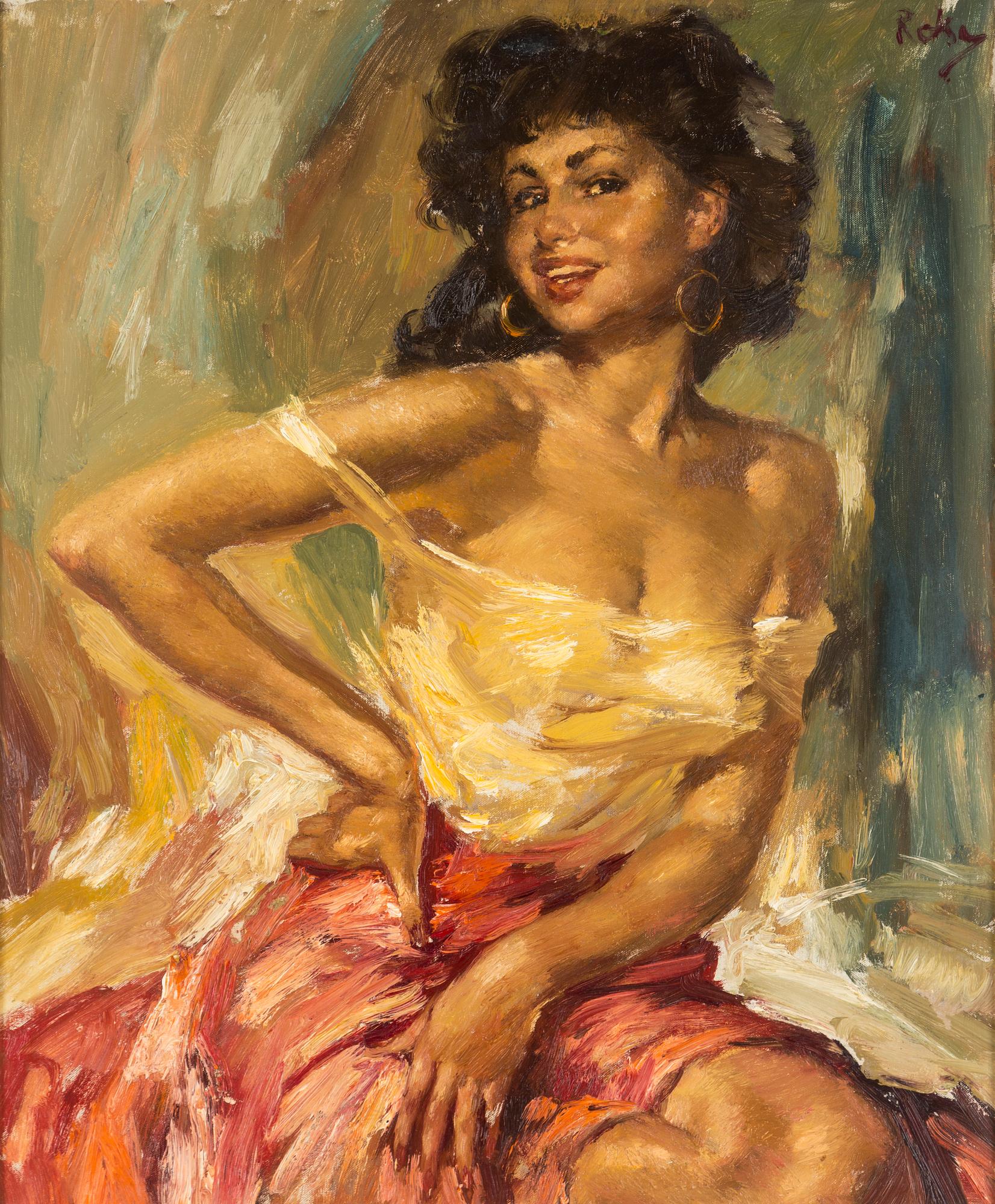 CHARLES ROKA, oil on canvas, signed Roka.