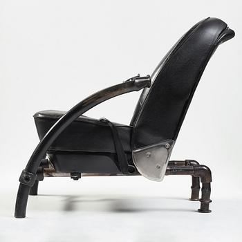 Ron Arad, RON ARAD, a version of the Rover-Chair, One Off, London 1980's.