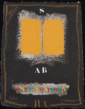 JAMES COIGNARD, carborundumgravyr, signerad och numrerad 34/40.