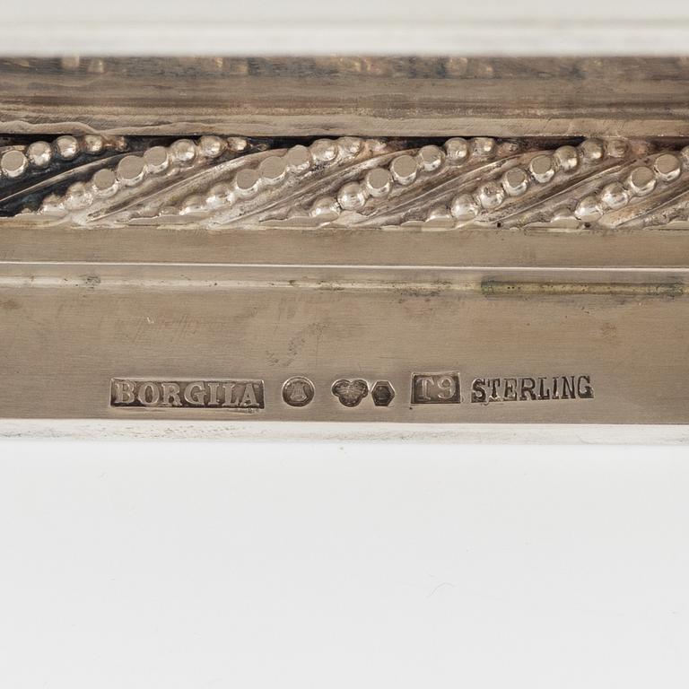 Atelier Borgila, vas, sterlingsilver, Stockholm 1969, proveniens Lukas Bonnier.