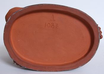 FIGURIN, kerakmik, "Keramia", monogramsign "MS", 1900-tal.