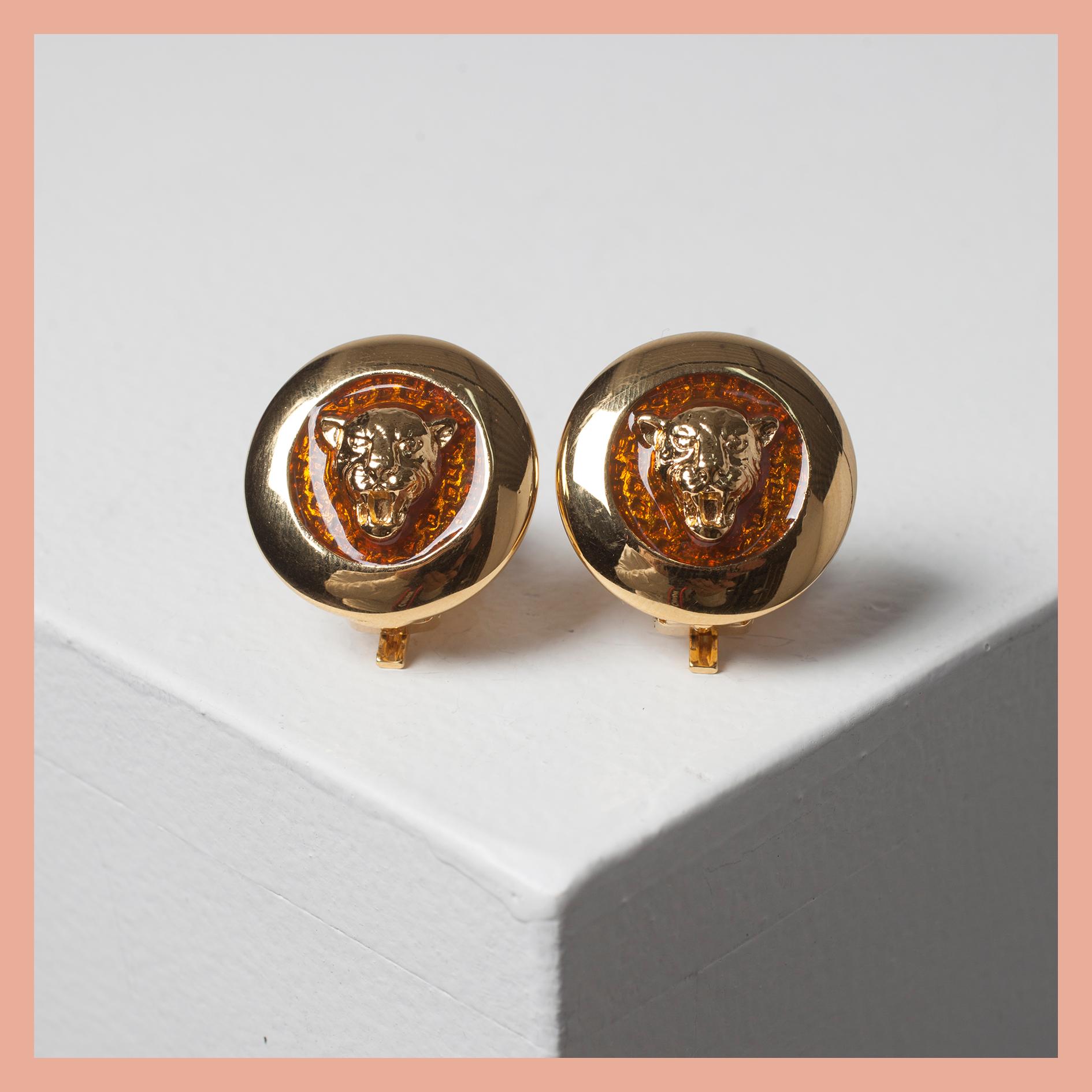 EARRINGS, 3 pair, Escada.