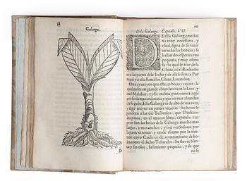 CRISTVAL ACOSTA OCH GARCIA DA ORTA, Tractado delas drogas, y medicinas de las Indias Orientales.., Burgos 1578.