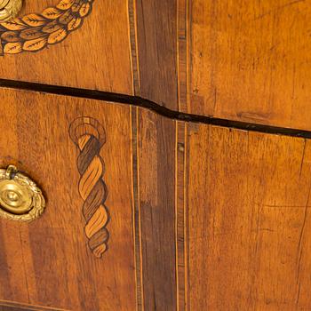 A Gustavian late 18th century commode attributed to J. Hultsten.