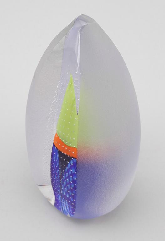 SKULPTUR, glas, Monica Backström, Kosta Boda.