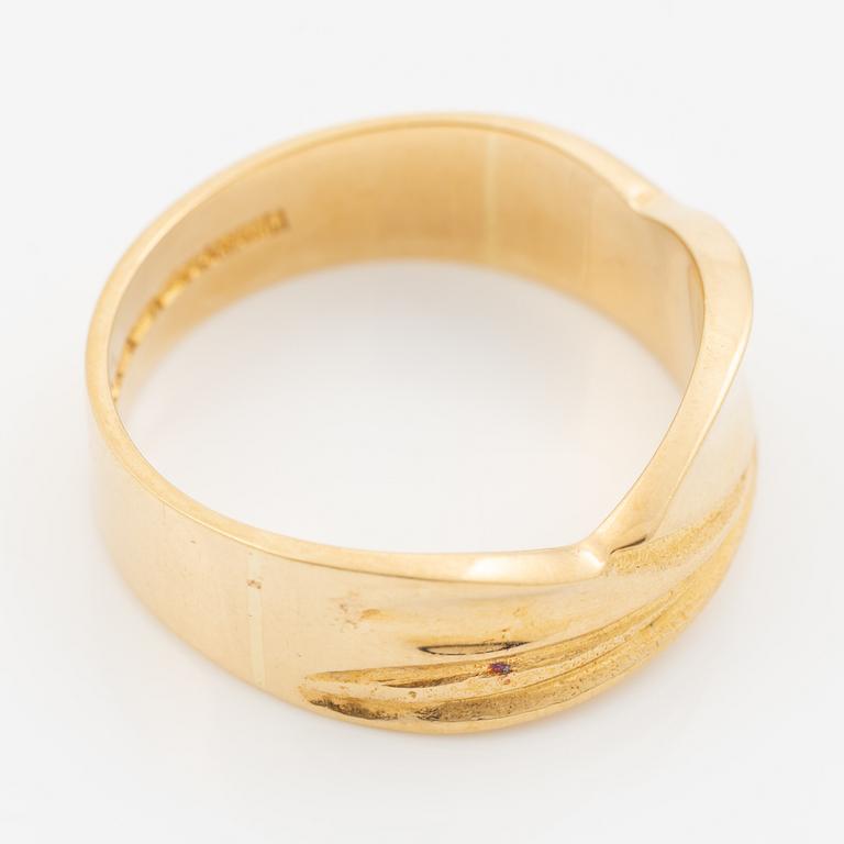 Lapponia, ring 18K gold, Finland 1981.