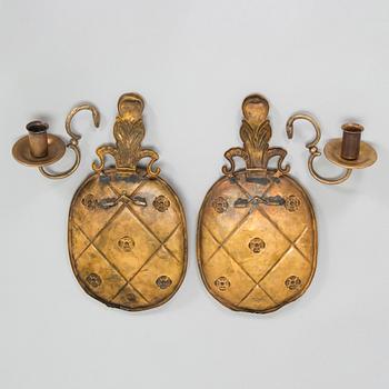 Paavo Tynell, a pair of 1920's wall sconces '7011' for Taito Finland.