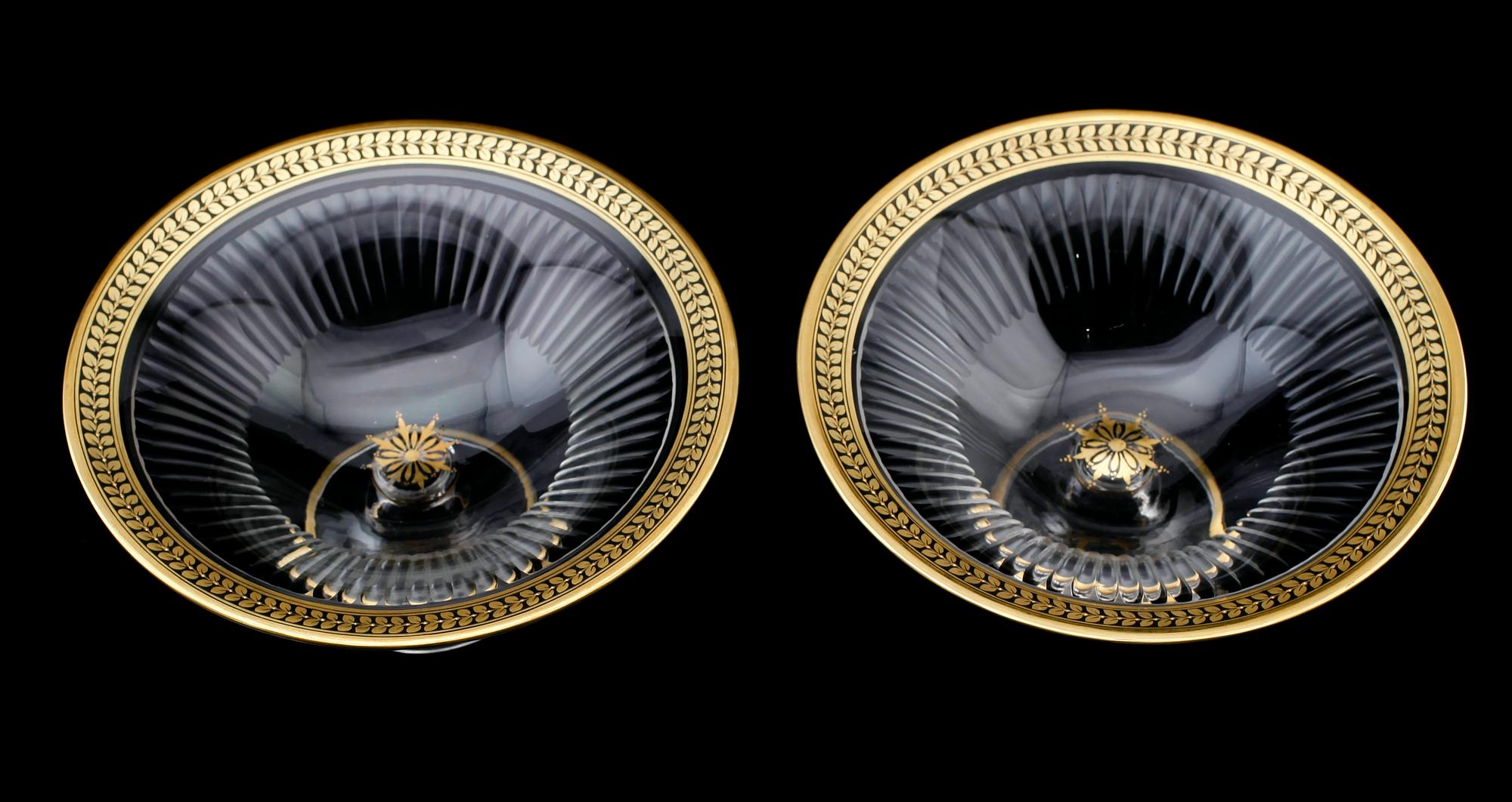 TAZZOR, 1 par, glas, Frankrike, 1900-talets första hälft.