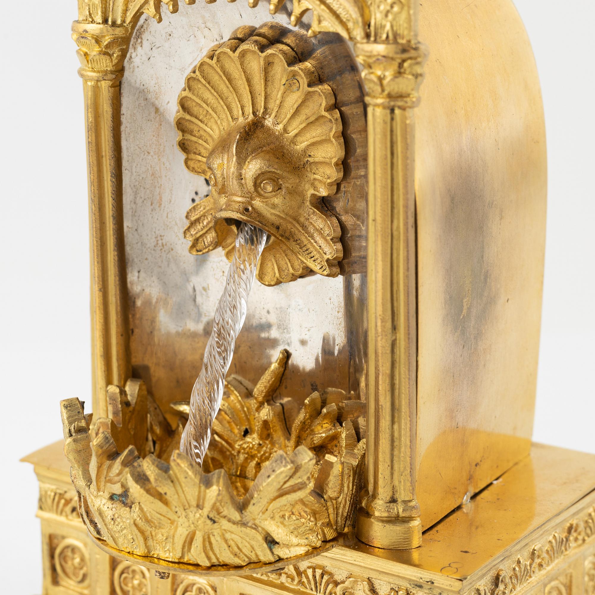 Fickursställ, 1800-talets mitt, samt fickur Paul Jeannot/C Robert.