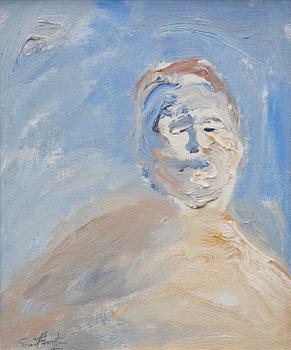797. Evert Lundquist, Portrait in blue.