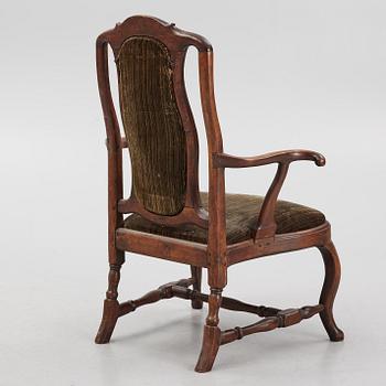 Karmstol, Stockholmsarbete, 1700-talets andra hälft, Rokoko.