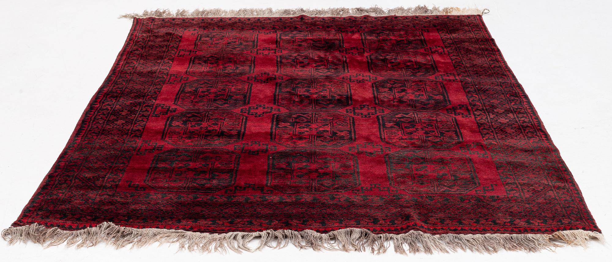 Matta, Afghan, old, ca 250 x 200 cm.