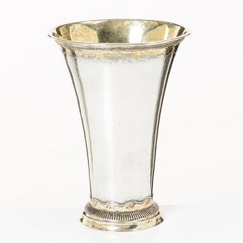 Petter Gillberg, bägare, silver, Varberg 1790.