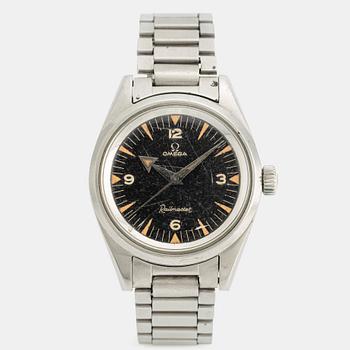 Omega, Railmaster, "Broad Arrow hands", "2914-1", ca 1957.