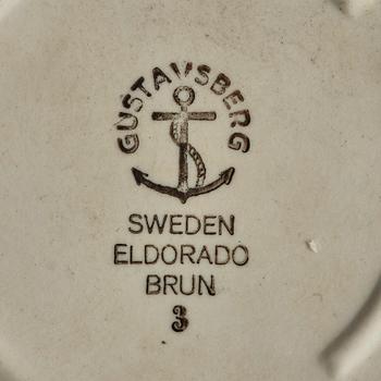 Wilhelm Kåge, servisdelar, 14 st, "Eldorado", Gustavsberg, 1936-1962.