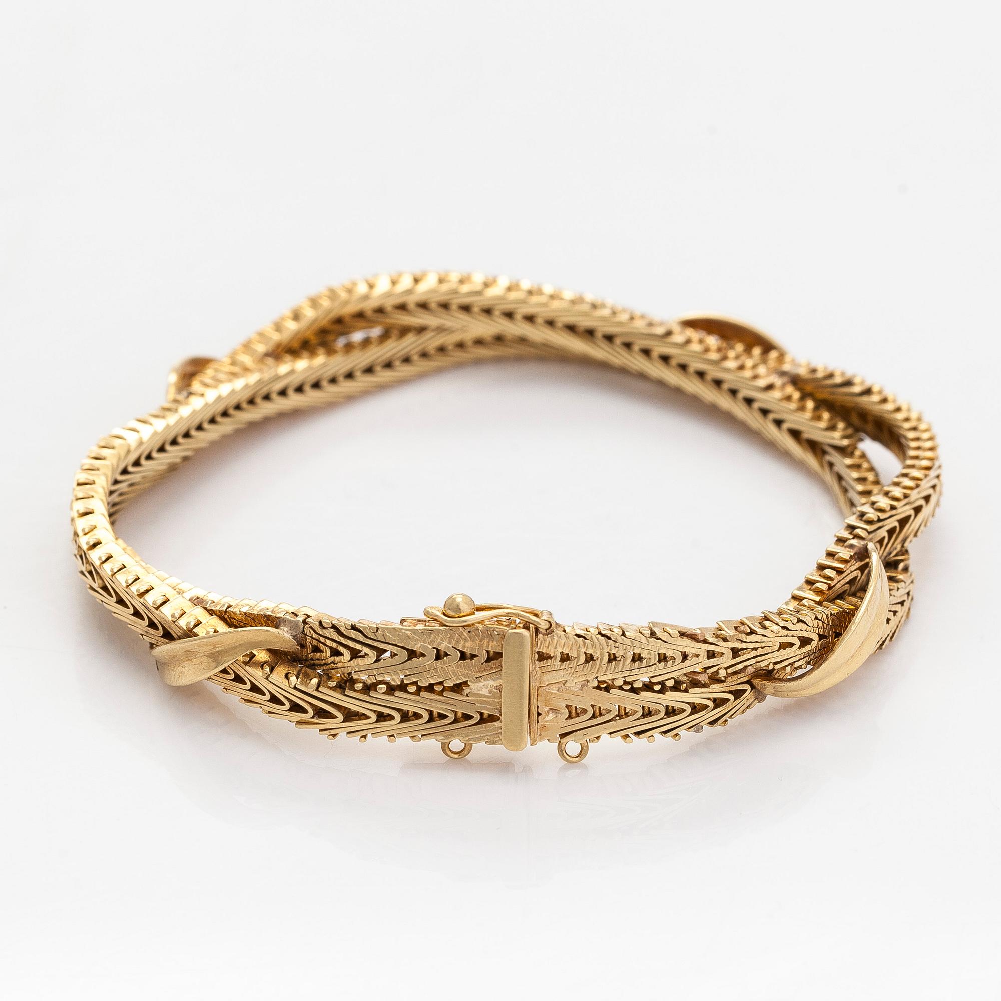 Armband, 17K guld.