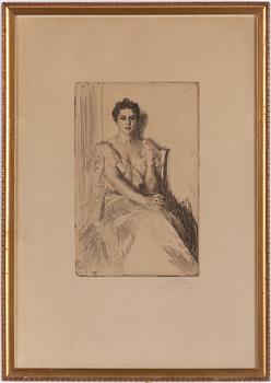 Anders Zorn, "Mrs. Clevland II".