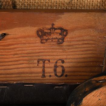 An oak art noveau chair from around year 1900.