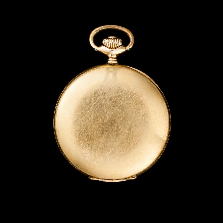 FICKUR, 14K guld, Zenith, dubbelboett. 1920-tal.