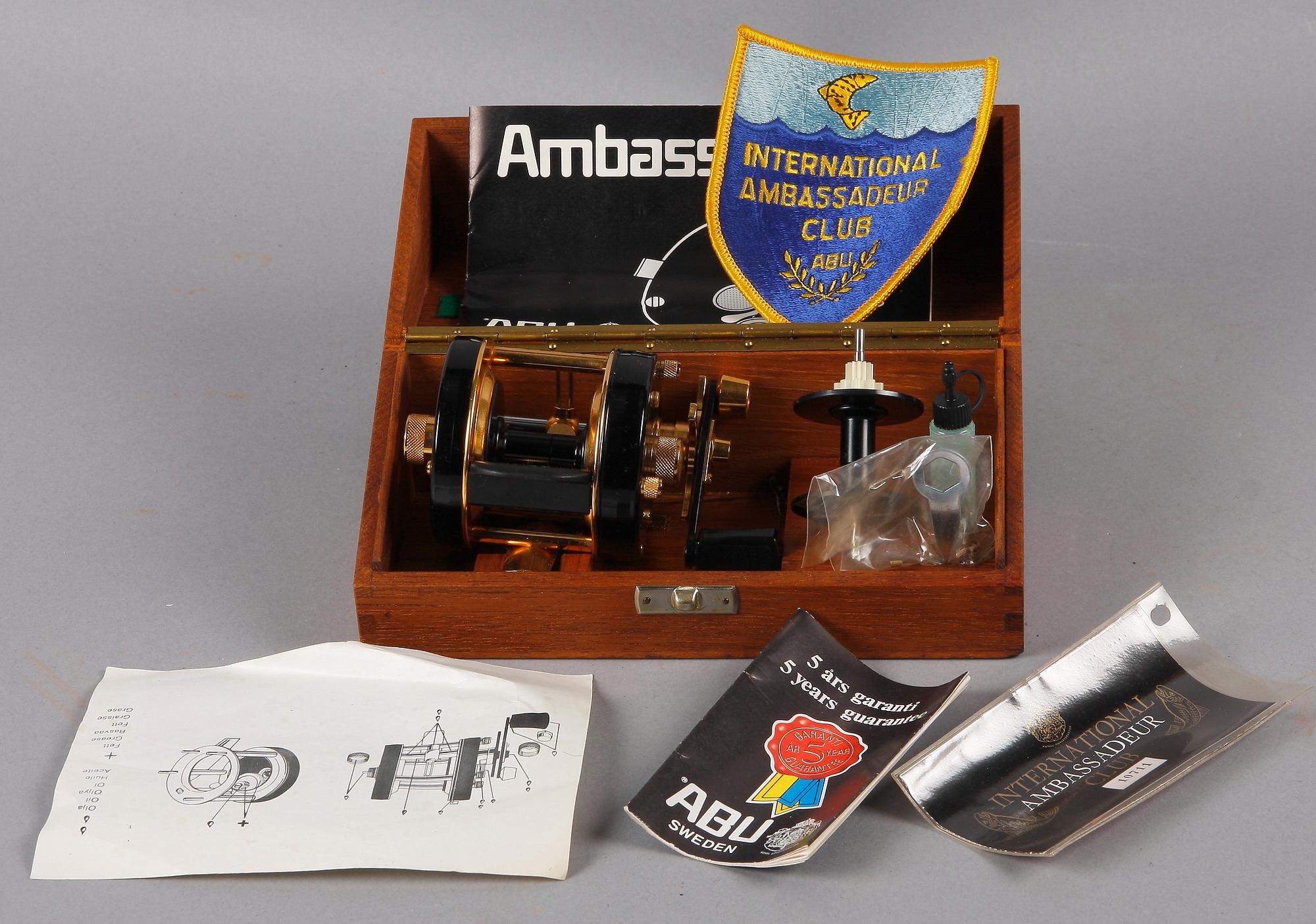 FISKERULLE, "Ambassadeur 5600 C DL", ABU, Svängsta, 1980.