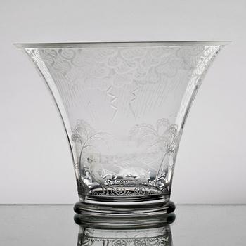 Edward Hald · SKÅL, Edward Hald, Orrefors, 1956.