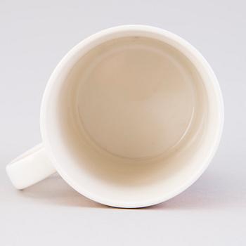 MOOMIN-MUG, porcelain, 'Mug dark yellow',  Moomin Characters, Arabia 1991-1996.