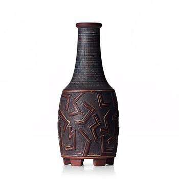 46. Wilhelm Kåge, a Farsta stoneware vase, Gustavsberg studio, Sweden 1955.