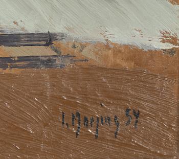 Ivar Morsing, olja på pannå, signerad och daterad -54.