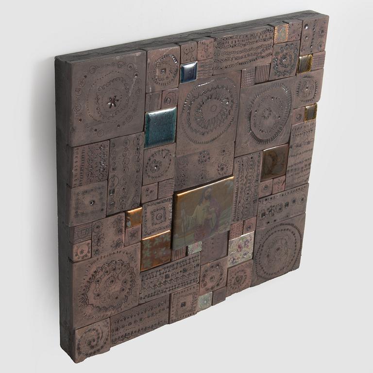 Rut Bryk, relief, signed a tergo.