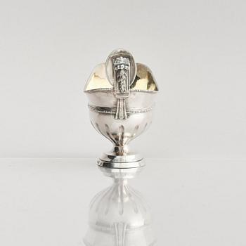 Erik Löfgren, gräddkanna, silver, (verksam 1786-1796) Umeå. Gustaviansk.