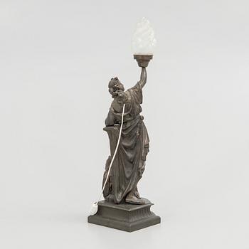 Table lamp, early 20th century.