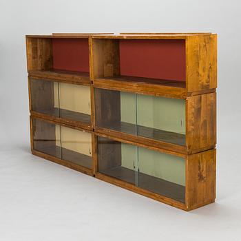 Aino Aalto, a 1940s six-piece bookcabinet for O.Y. Huonekalu- ja Rakennustyötehdas A.B.