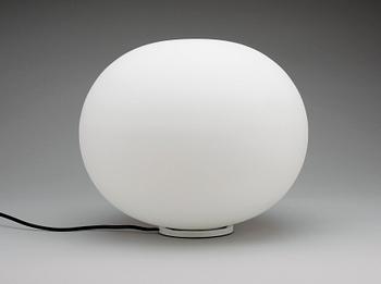 BORDSLAMPA, glas, "Glo-ball", Jasper Morrison, Flos, Italien, 2000-tal.