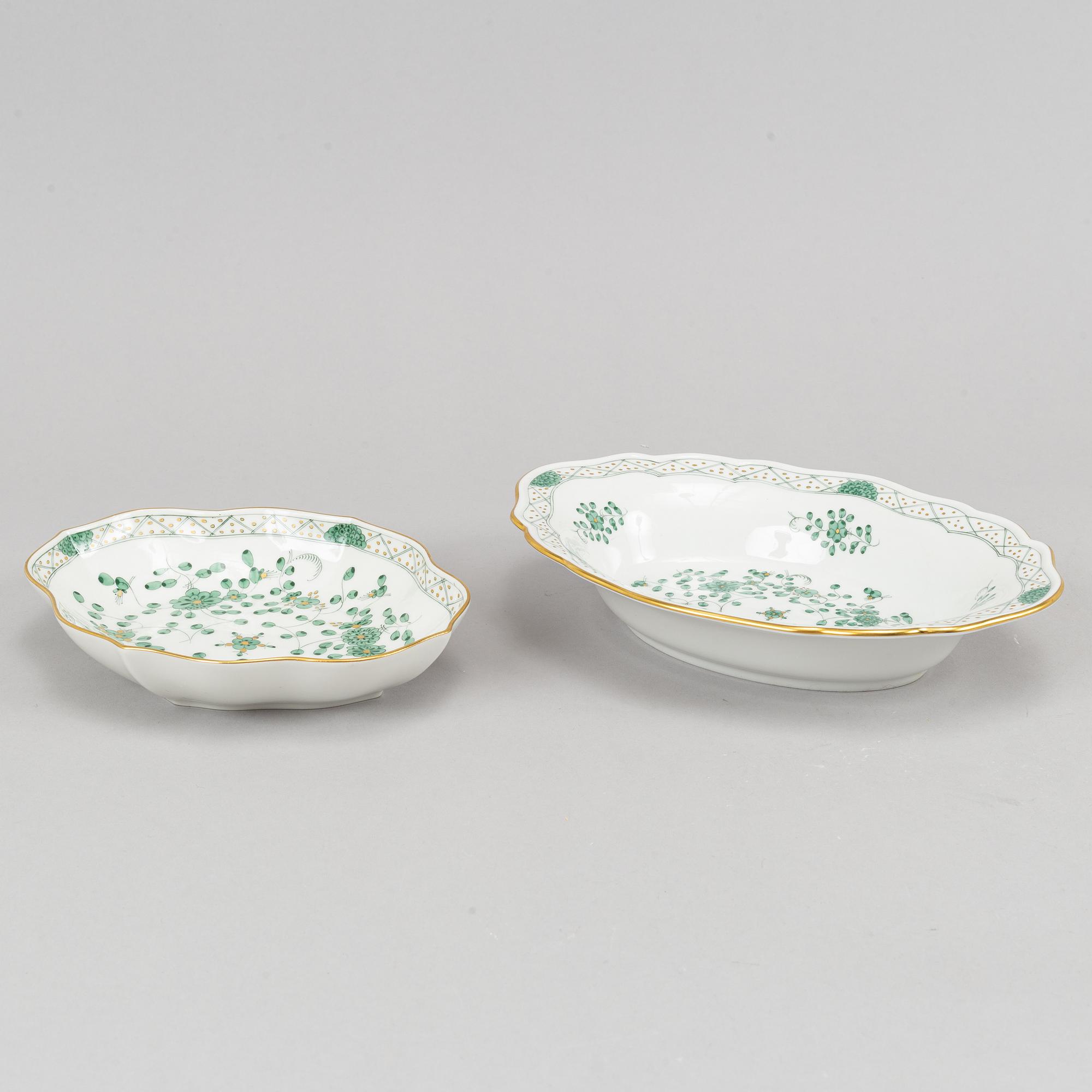38 pieces, porcelain, Meissen, 1900's.