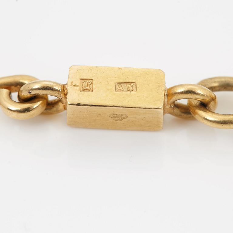 Wiwen Nilsson, armband, Lund 1965, 18k.