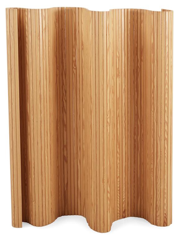 An Alvar Aalto pine room devider, Artek, Finland.