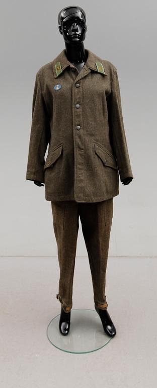 UNIFORMER, 3 st, marinen, Sverige, 1900-tal.