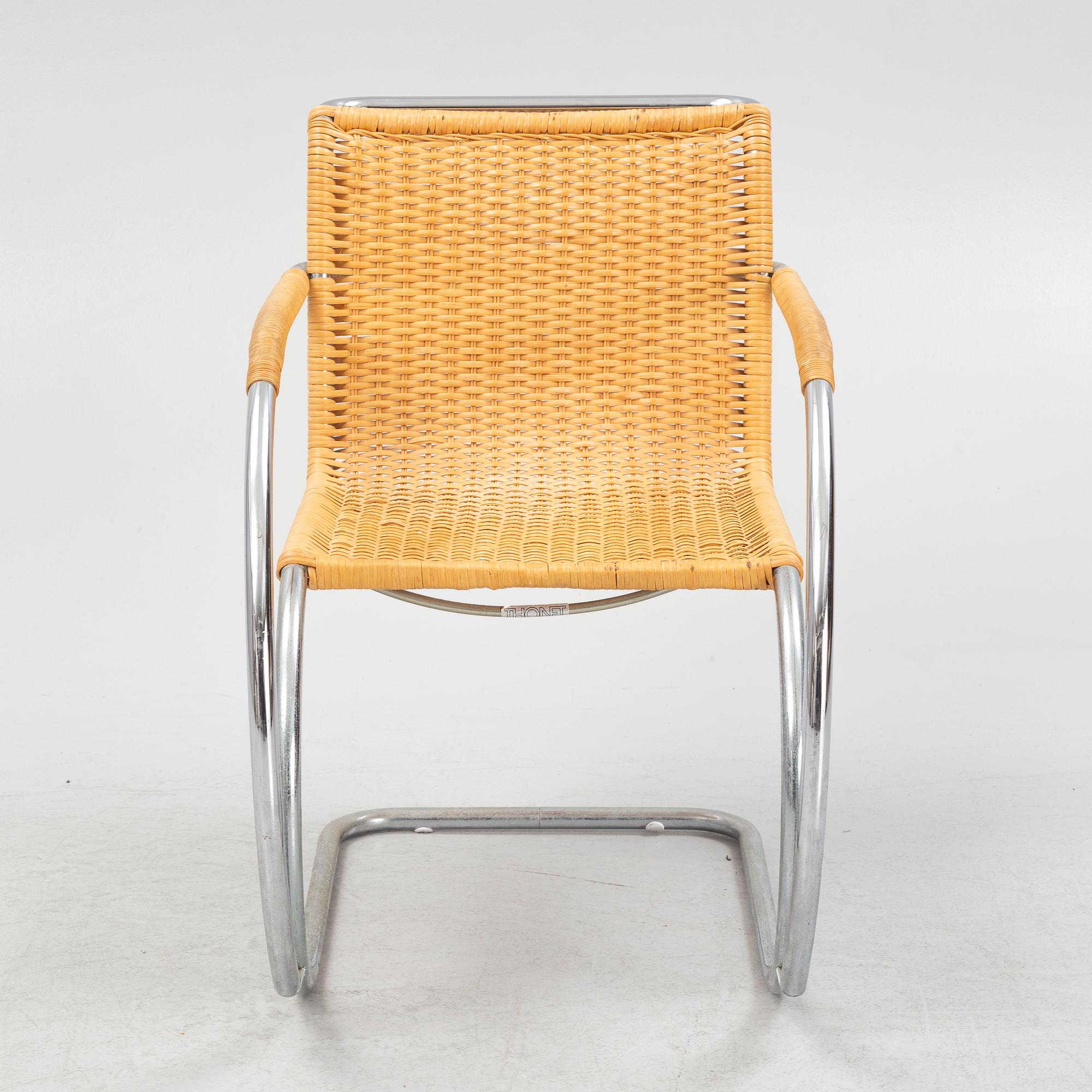 Ludwig Mies van der Rohe, armchair, "MR20", Thonet.