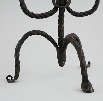 LJUSSTAKE, smide, 1700-tal.