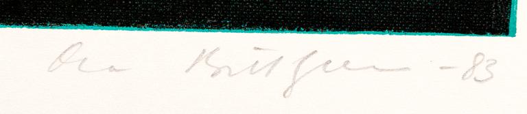 Ola Billgren, färglitografi, signerad -83 Provtryck.