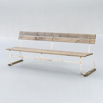 Grythyttan, parkbänk 1900-talets andra hälft.