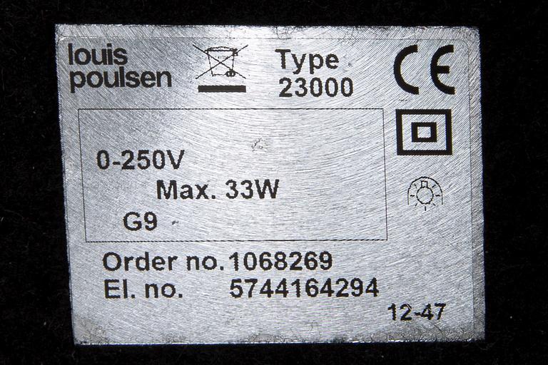 TABLE LAMP , "PH 2/1", Poul Henningsen, Louis Poulsen, Denmark.